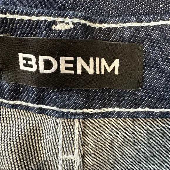 EB Denim High Rise Straight Jeans in Midnight Size 26 NWOT - Picture 12 of 13